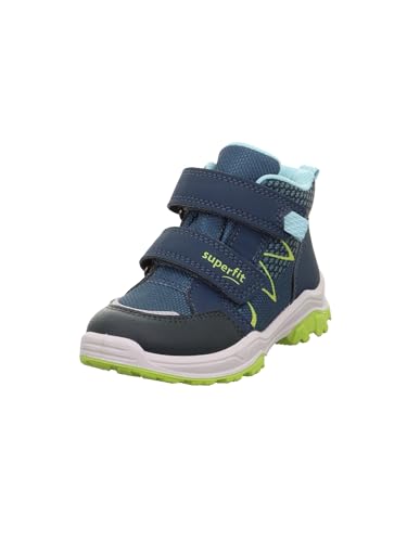 Superfit Jupiter Jungen leicht gefütterte Gore-Tex BLAU/HELLGRÜN 8010 Sneaker, 28 EU Weit von Superfit