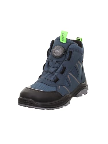 Superfit Jupiter Jungen leicht gefütterte Gore-Tex BLAU/HELLGRÜN 8020 Sneaker, 39 EU Weit von Superfit