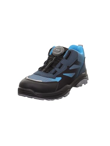 Superfit Jupiter Jungen leicht gefütterte Gore-Tex BLAU/TÜRKIS 8020 Sneaker, 39 EU Weit von Superfit