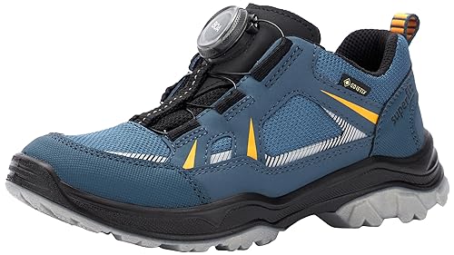 Superfit Jupiter Sneaker, BLAU/ORANGE 8070, 36 EU Schmal von Superfit