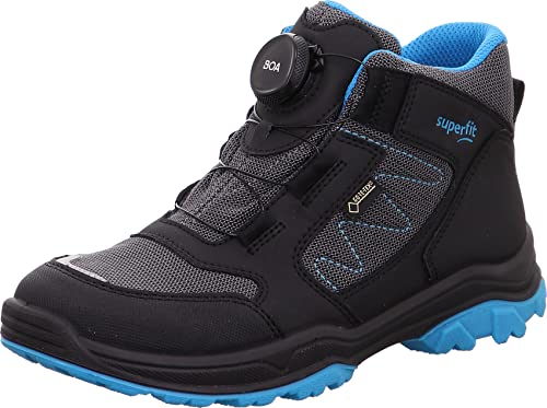 Superfit Herren Jupiter licht gevoerde Gore-tex Sneaker, Schwarz Blau 0010, 37 EU Weit von Superfit