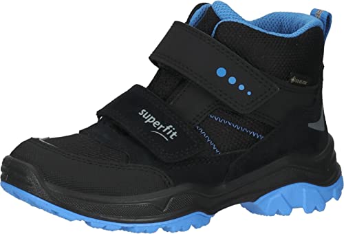 Superfit Jupiter leicht gefütterte Gore-Tex Sneaker, SCHWARZ/HELLBLAU 0000, 34 EU von Superfit