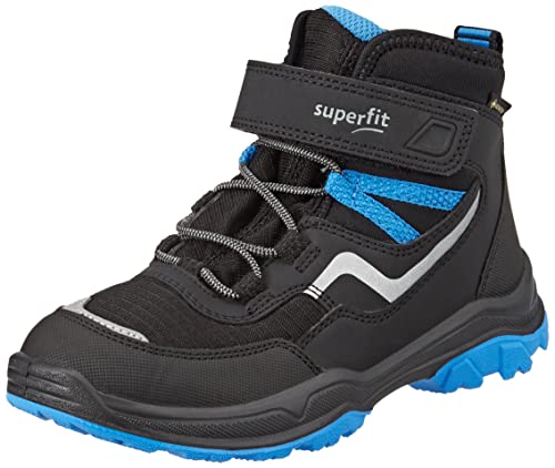 Superfit JUPITER warm gefütterte Gore-Tex Sneaker, SCHWARZ/HELLBLAU 0010, 34 EU von Superfit