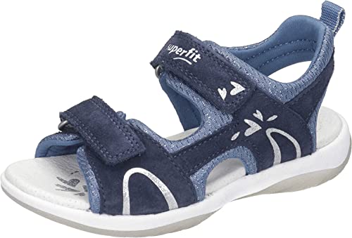 Superfit Mädchen Sunny Sandalen, Blau Blau 8000, 28 EU von Superfit