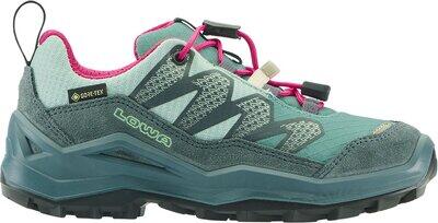 LOWA Kinder Multifunktionsschuhe MADDOX PRO GTX LO JR PETROL/PINK - Gr. - 29 von Lowa