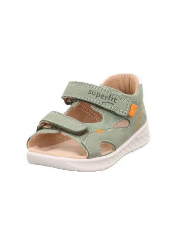 Superfit Jungen Lagoon Sandale, Hellgrün Orange 7500, 28 EU von Superfit