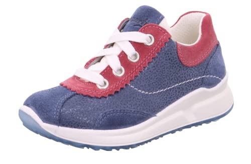 Superfit Mädchen Merida Hs Sneaker, Blau Pink 8000, 38 EU von Superfit