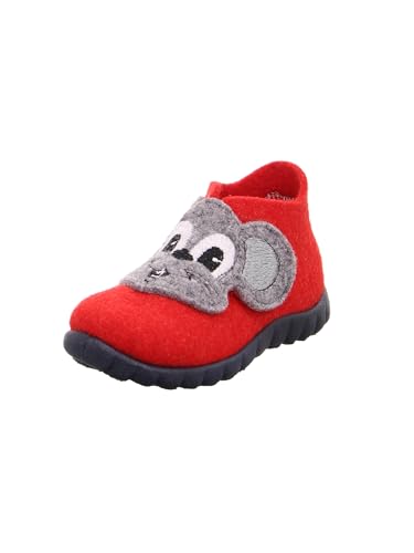 Superfit Mädchen, Ungefüttert Hausschuhe, Rot (FIRE KOMBI 71), 21 EU von Superfit