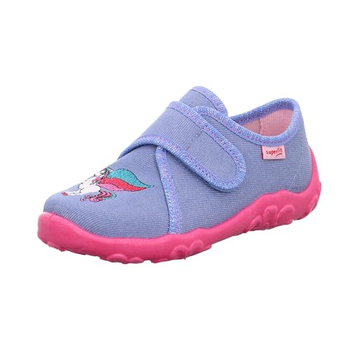 Superfit Mädchen Bonny Hausschuhe, Blau Pink 8030, 25 EU von Superfit