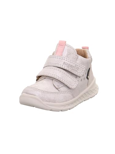 Superfit Mädchen Breeze Sneaker Gore-tex 1-000369 Stiefel, Silber/ROSA 9500, UK Child 10 von Superfit