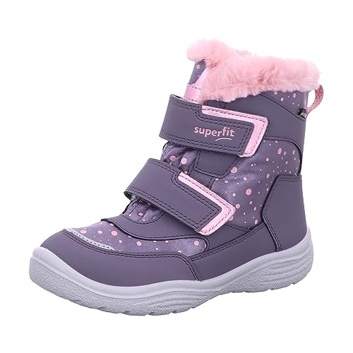 Superfit Mädchen CRYSTAL Boot, Modern, LILA/ROSA 8500, 33 von Superfit
