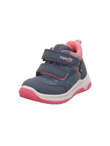 Superfit Mädchen Cooper leicht gefütterte Gore-Tex Sneaker, BLAU/ROSA 8020 von Superfit