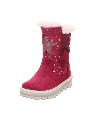 Superfit Mädchen Flavia Warm Gefütterte Gore-tex1000219 Schneestiefel, Rot 5000, 34 EU Weit von Superfit