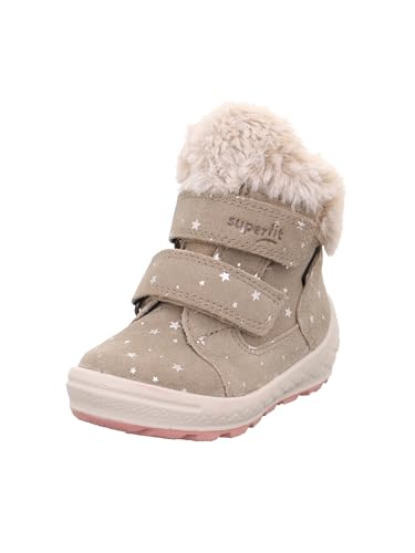 Superfit Mädchen GROOVY warm gefütterte Gore-Tex Stiefel, BEIGE 4000 von Superfit
