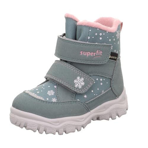 Superfit Mädchen HUSKY1 warm gefütterte Gore-Tex Stiefel, HELLGRÜN/ROSA 7500 von Superfit
