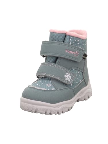 Superfit Mädchen HUSKY1 warm gefütterte Gore-Tex Stiefel, HELLGRÜN/ROSA 7500 von Superfit