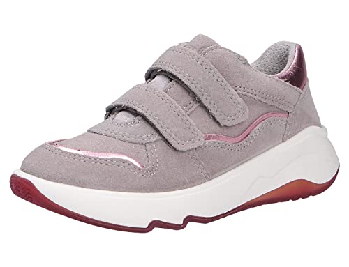 Superfit Mädchen Melody Sneaker, Hellgrau Rosa 2500, 26 EU von Legero