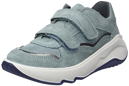 Superfit Mädchen Melody Sneaker, Hellgrün Silber 7500, 25 EU Schmal von Superfit