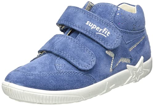 Superfit Mädchen Starlight Sneaker, Blau 8000, 23 EU von Superfit