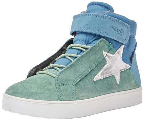 Superfit Mädchen Stella Sneaker, Grün Blau 7000, 39 EU Schmal von Superfit