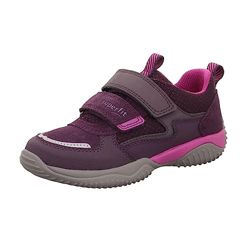 Superfit Mädchen Storm Sneaker, Lila Pink 8500, 28 EU Schmal von Superfit