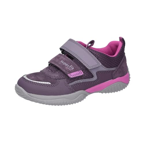 Superfit Mädchen Storm Sneaker, Lila Pink 8500, 30 EU Schmal von Superfit