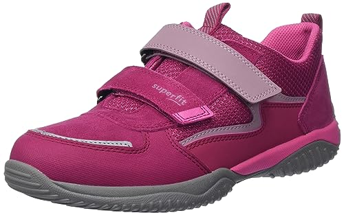 Superfit Mädchen Storm Sneaker, Rot Rosa 5510, 37 EU Schmal von Superfit