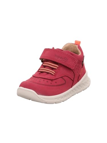 Superfit Mädchen und Jungen Ankle Boots Breeze, Kinder Stiefeletten, Weite: M IV, uebergangsstiefel, flach, Stiefel, Bootee, ROT/ORANGE (030), 26 EU von Superfit