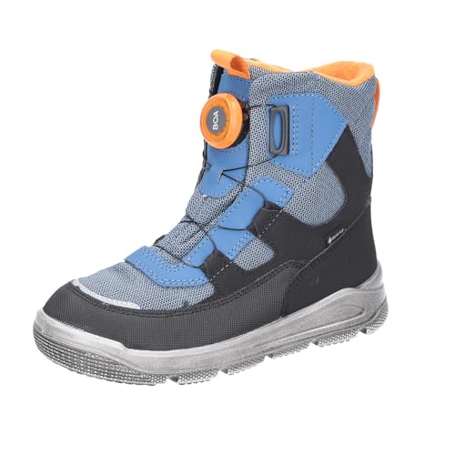 Superfit Mars Schneestiefel, BLAU/ORANGE 8000, 27 EU Schmal von Superfit