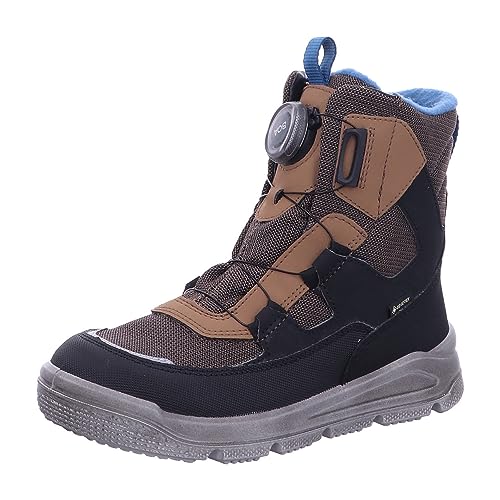 Superfit Mars Schneestiefel, BRAUN/BLAU 3000, 35 EU Schmal von Superfit