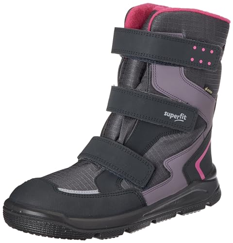 Superfit Mars Schneestiefel, GRAU/PINK 2000, 27 EU Schmal von Superfit