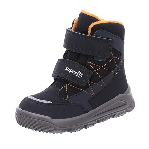 Superfit Mars Schneestiefel, SCHWARZ/ORANGE 0000, 38 EU Schmal von Superfit