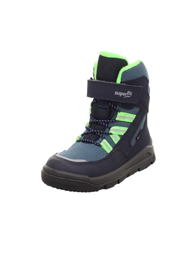 Superfit Mars Stiefel Gore-Tex 1-000088 Schneestiefel, BLAU/HELLGRÜN 8020, 32 EU von Superfit