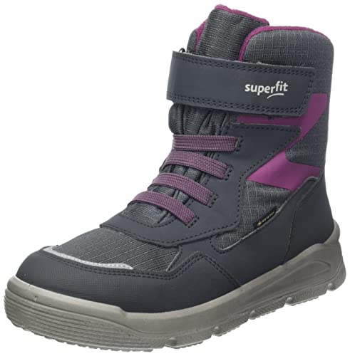 Superfit Mars warm gefütterte Gore-Tex Schneestiefel, GRAU/ROT 2000, 26 EU von Superfit