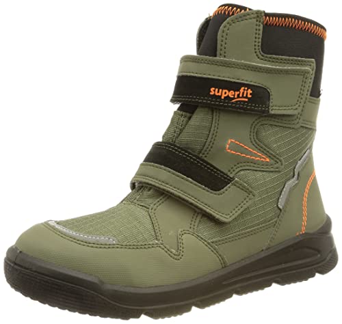 Superfit Mars warm gefütterte Gore-Tex Schneestiefel, GRÜN/ORANGE 7000, 29 EU von Superfit