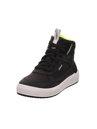 Superfit Maverick Jungen leicht gefütterte Sympatex SCHWARZ/GELB 0000 Sneaker, 29 EU Weit von Superfit