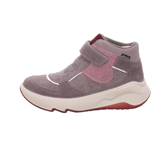 Superfit Melody Sneaker, GRAU/ROT 2010, 25 EU Schmal von Superfit