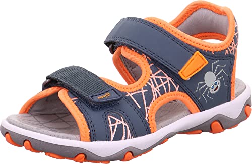 Superfit Jungen Mike 3.0 Sandale, Blau Orange 8020, 28 EU von Superfit