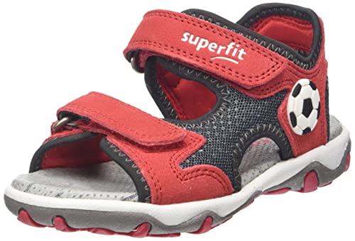 Superfit Mike 3.0 Sandale, ROT/GRAU 5000, 25 EU von Superfit