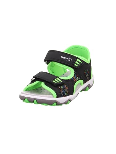 Superfit Mike 3.0 Sandale, SCHWARZ/HELLGRÜN 0000, 29 EU von Superfit