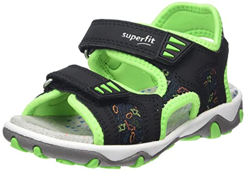 Superfit Mike 3.0 Sandale, SCHWARZ/HELLGRÜN 0000, 34 EU von Superfit