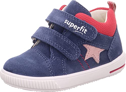 Superfit Moppy Lauflernschuhe, BLAU/ROT 8030, 21 EU von Superfit