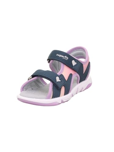 Superfit Mädchen Pebbles Sandale, Blau Lila 8000, 34 EU von Superfit