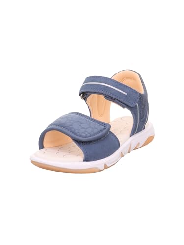 Superfit Pebbles Sandale, Blau/Orange 8000, 25 EU Weit von Superfit