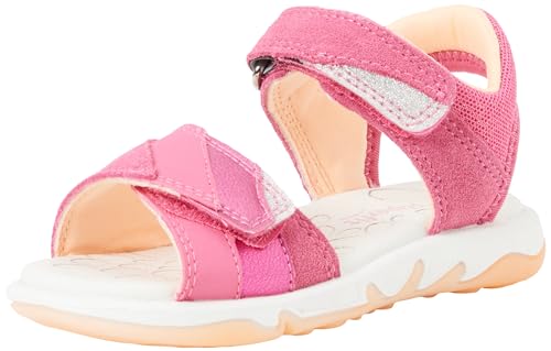 Superfit Pebbles Sandale, Pink/Orange 5500, 32 EU Weit von Superfit