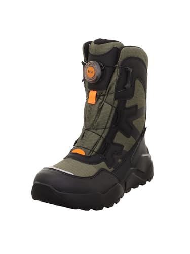 Superfit Rocket Stiefel Gore-Tex 1-000403 Schneestiefel, GRÜN/ORANGE 7000, 35 EU Weit von Superfit