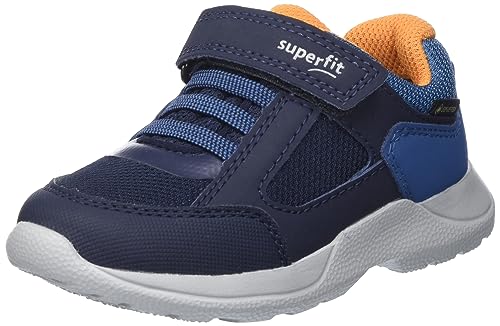 Superfit Rush Sneaker, BLAU/ORANGE 8000, 31 EU Schmal von Superfit