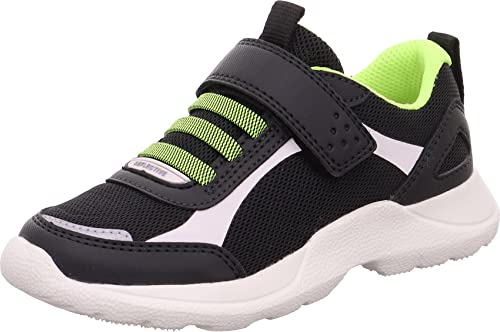 Superfit Jungen Rush Sneaker, Schwarz Gelb 0010, 32 EU von Superfit