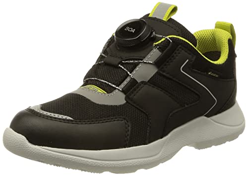 Superfit Jungen Rush Sneaker, SCHWARZ/GRÜN 0000, 27 von Superfit