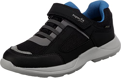 Superfit Jungen Rush Sneaker, Schwarz Hellblau 0000, 38 EU von Superfit